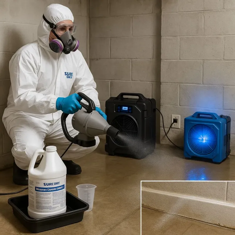 Sanitization and Odor Removal process in Brentwood, PA